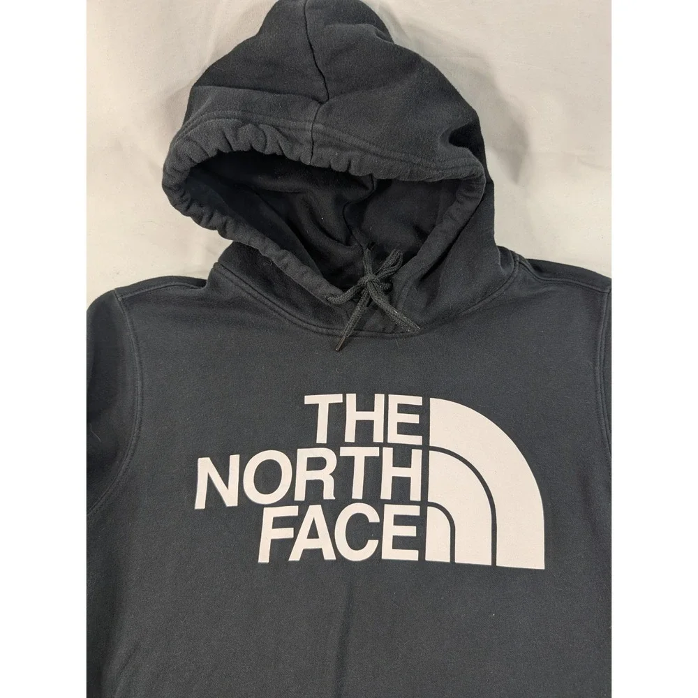 The North‎ Face Men's Logo Black Hoodie Pullover Size Small *Read